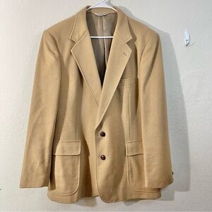 Vintage Carl Michaels Lambs Wool 2 Buttons Blazer Sport Coat Jacket 46 Career